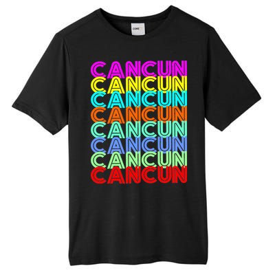 Cancun Retro Techno Tall Fusion ChromaSoft Performance T-Shirt