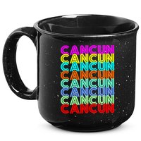Cancun Retro Techno 15oz Campfire Ceramic Mug