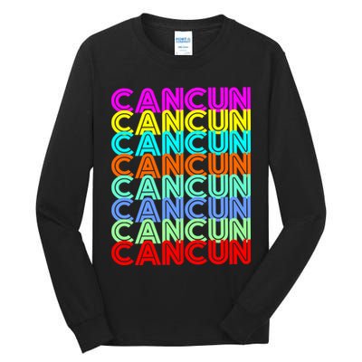 Cancun Retro Techno Tall Long Sleeve T-Shirt