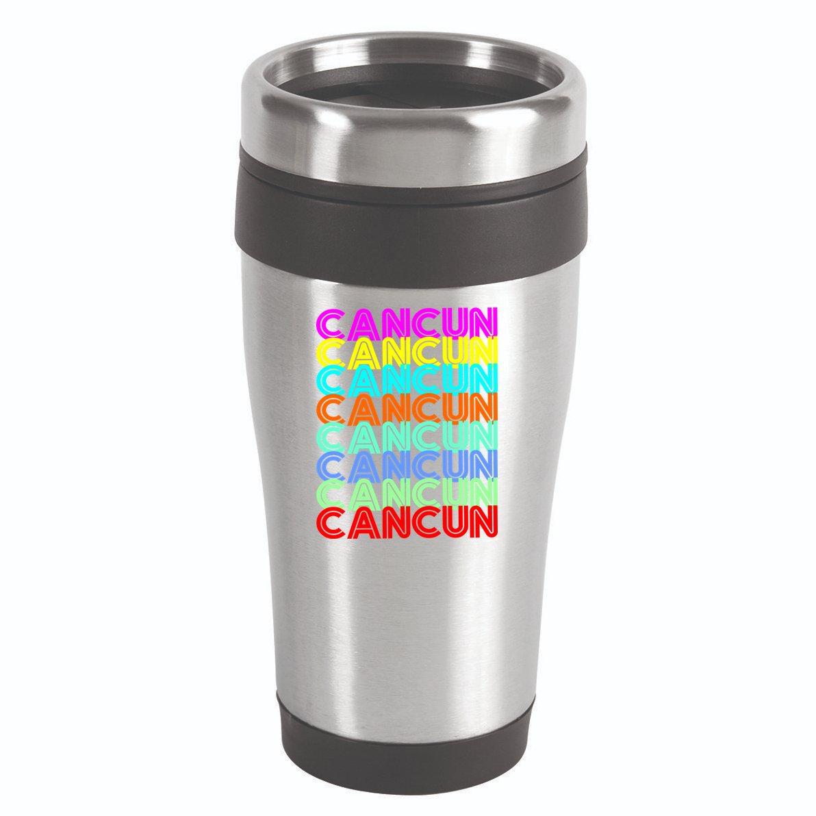 Cancun Retro Techno 16oz Travel Tumbler