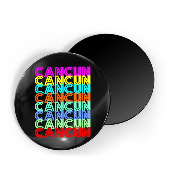 Cancun Retro Techno Magnet