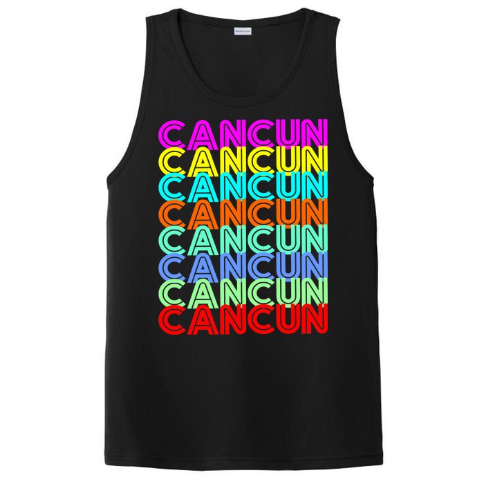 Cancun Retro Techno PosiCharge Competitor Tank