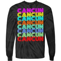 Cancun Retro Techno Tie-Dye Long Sleeve Shirt