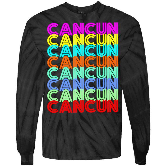 Cancun Retro Techno Tie-Dye Long Sleeve Shirt