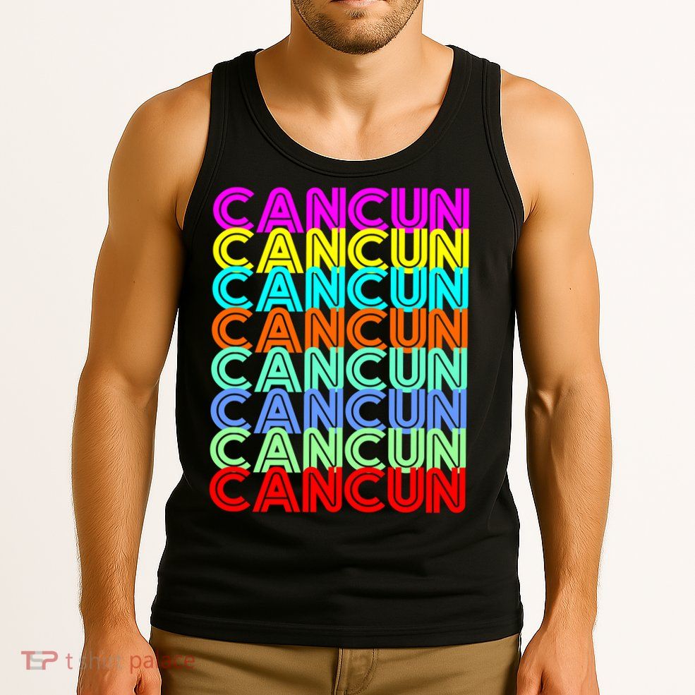 Cancun Retro Techno Tank Top
