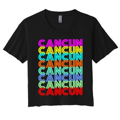 Cancun Retro Techno Crop Top