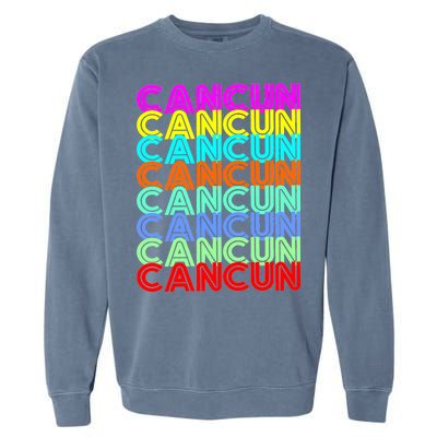 Cancun Retro Techno Garment-Dyed Sweatshirt