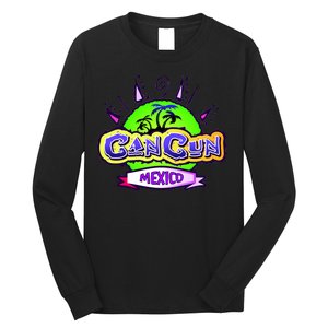 Cancun Tropical Logo Long Sleeve Shirt