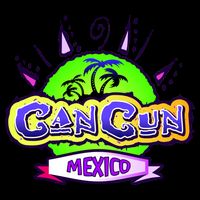 Cancun Tropical Logo Drawstring Bag