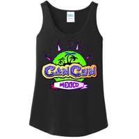 Cancun Tropical Logo Ladies Essential Tank