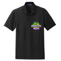 Cancun Tropical Logo Dry Zone Grid Polo