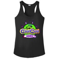 Cancun Tropical Logo Ladies PosiCharge Competitor Racerback Tank