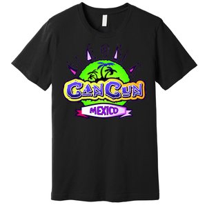 Cancun Tropical Logo Premium T-Shirt