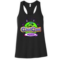 Cancun Tropical Logo Women's Racerback Tank