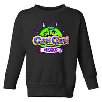 Cancun Tropical Logo Toddler Sweatshirt