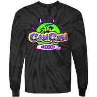 Cancun Tropical Logo Tie-Dye Long Sleeve Shirt