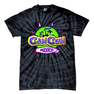 Cancun Tropical Logo Tie-Dye T-Shirt