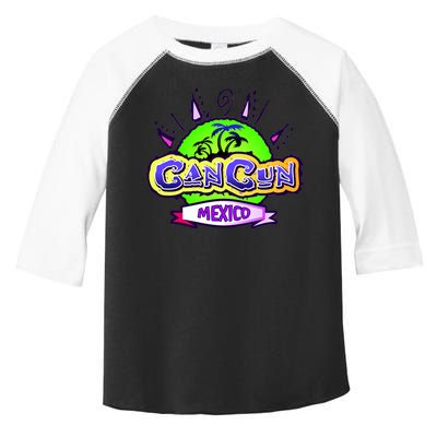 Cancun Tropical Logo Toddler Fine Jersey T-Shirt