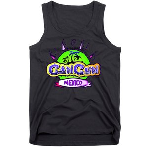 Cancun Tropical Logo Tank Top