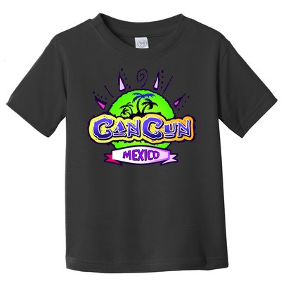 Cancun Tropical Logo Toddler T-Shirt