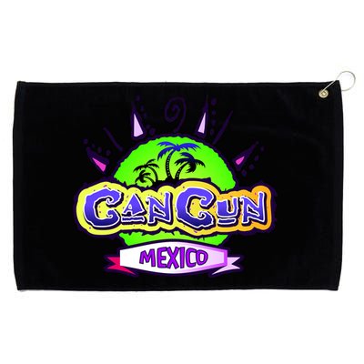 Cancun Tropical Logo Grommeted Golf Towel