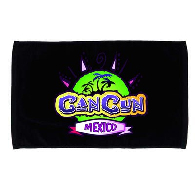 Cancun Tropical Logo Microfiber Hand Towel