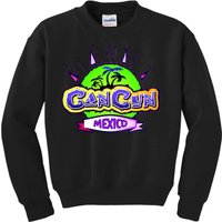 Cancun Tropical Logo Kids Sweatshirt