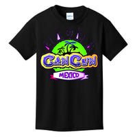 Cancun Tropical Logo Kids T-Shirt