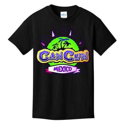 Cancun Tropical Logo Kids T-Shirt