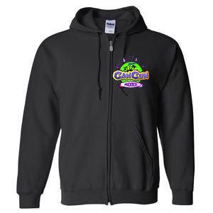 Cancun Tropical Logo Full Zip Hoodie