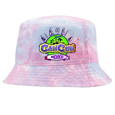 Cancun Tropical Logo Tie-Dyed Bucket Hat