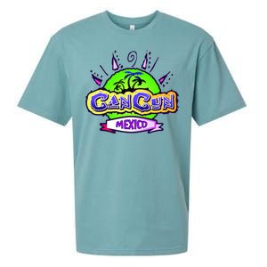 Cancun Tropical Logo Sueded Cloud Jersey T-Shirt