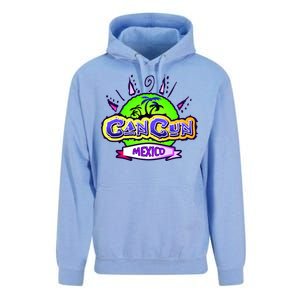 Cancun Tropical Logo Unisex Surf Hoodie