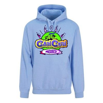 Cancun Tropical Logo Unisex Surf Hoodie