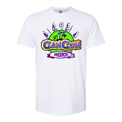 Cancun Tropical Logo Softstyle® CVC T-Shirt