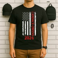 Candace Owens 2024 Distressed US Flag T-Shirt