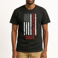Candace Owens 2024 Distressed US Flag Tall T-Shirt