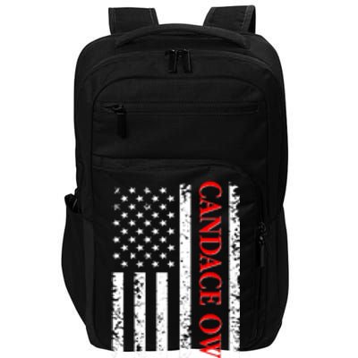 Candace Owens 2024 Distressed US Flag Impact Tech Backpack