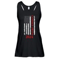 Candace Owens 2024 Distressed US Flag Ladies Essential Flowy Tank