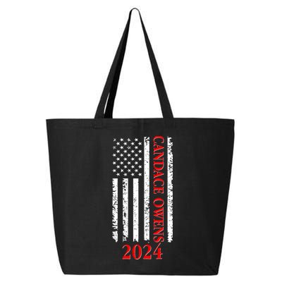 Candace Owens 2024 Distressed US Flag 25L Jumbo Tote