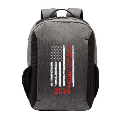 Candace Owens 2024 Distressed US Flag Vector Backpack