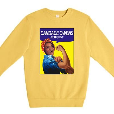 Candace Owens For President Premium Crewneck Sweatshirt