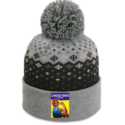 Candace Owens For President The Baniff Cuffed Pom Beanie