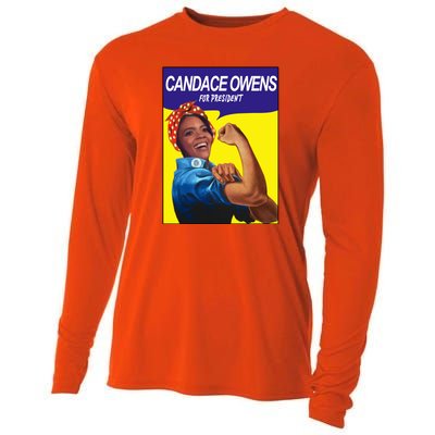 Candace Owens For President Cooling Performance Long Sleeve Crew