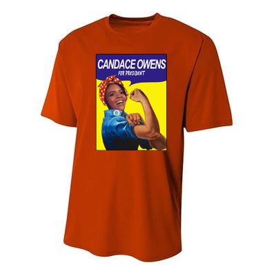 Candace Owens For President Performance Sprint T-Shirt