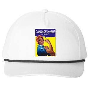 Candace Owens For President Snapback Five-Panel Rope Hat