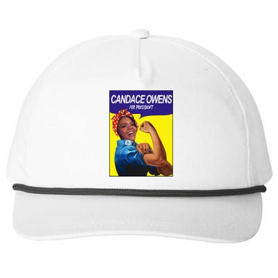 Candace Owens For President Snapback Five-Panel Rope Hat