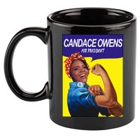 Candace Owens For President 11oz C Handle Ceramic Mug
