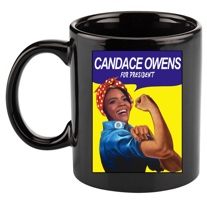 Candace Owens For President 11oz C Handle Ceramic Mug