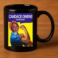 Candace Owens For President 11oz C Handle Ceramic Mug